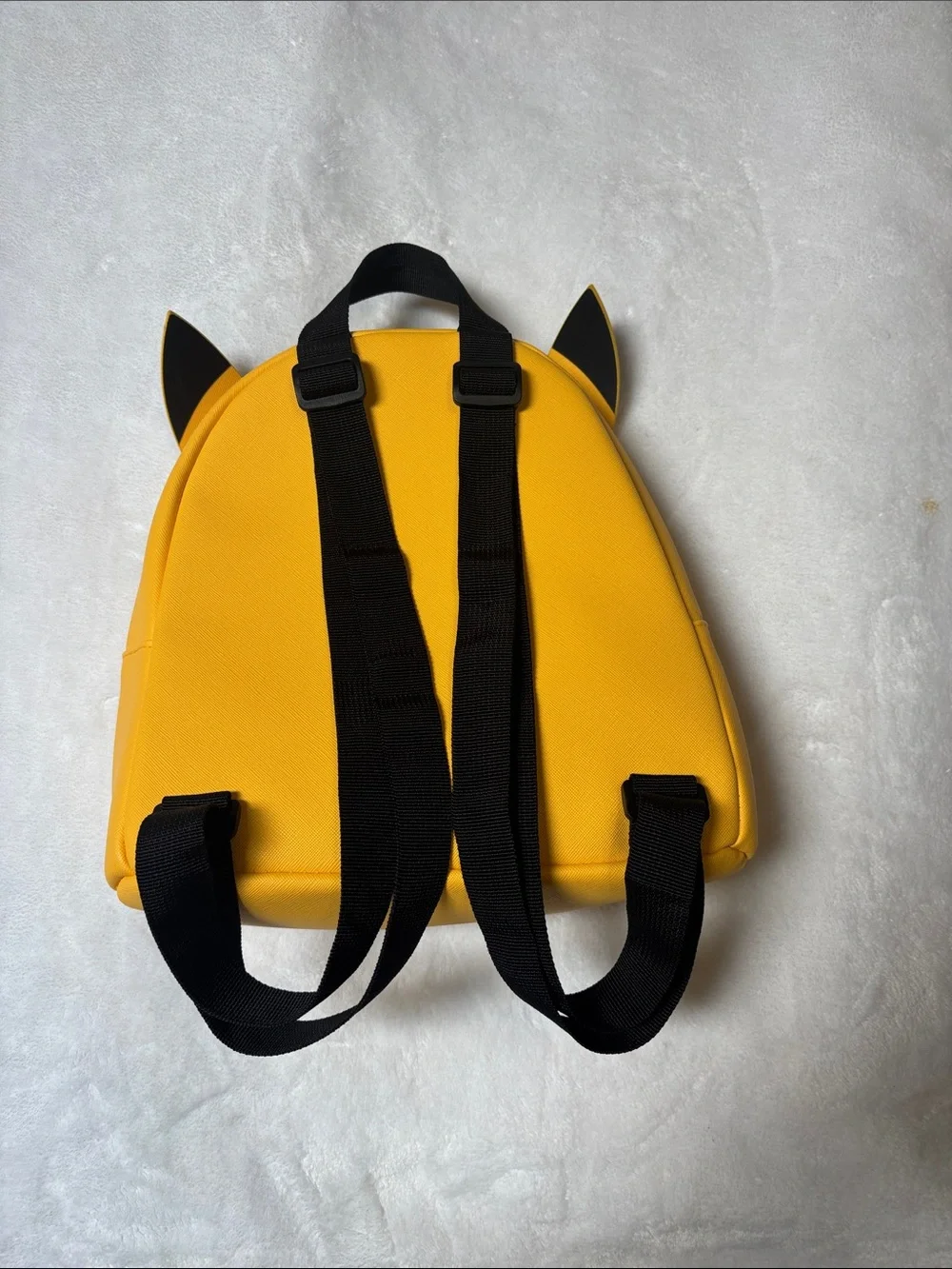 Bioworld Pokemon Pikachu Yellow Kids Character Backpack with Red Cheek Accents